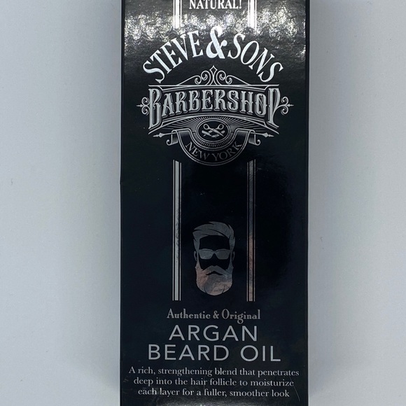 Steve & Sons Barbershop Argan Beard Oil - Picture 2 of 2